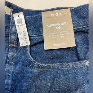Madewell wide leg jeans. Brand new!